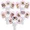 Big Dot of Happiness Pink Snowflakes 1st Birthday - Girl Winter ONEderland Party Picture Centerpiece Sticks - Photo Table Toppers - 15 Pieces